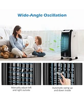 Portable Evaporative Air Cooler with 3 Wind Modes and Timer for Home Office