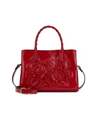 Patricia Nash Genovese Medium Leather Top Handle Bag