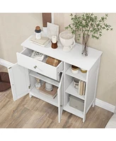 Freestanding Kitchen Cupboard Storage Organizer with 1 Large Drawer