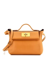 Pre-Owned Hermes 21 24/24 Bag Verso Evercolor with Swift