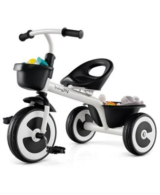 Toddler Tricycle With Adjustable Seat Storage Baskets For 1.5 5 Years Old
