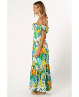 Petal and Pup Women's Harriet Off Shoulder Maxi Dress