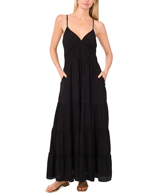 1.state Women's Flutter-Sleeve V-Neck Midi Dress