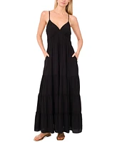1.state Women's Flutter-Sleeve V-Neck Midi Dress