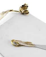 Michael Aram Tulip Cheese Board with Knife