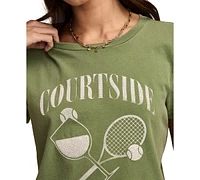 Lucky Brand Women's Courtside Cocktail Club T-Shirt