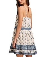 Lucky Brand Women's Border Print Mini Dress