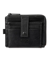 Kenneth Cole Reaction Men's Rfid Extra Capacity Slim Zip Wallet