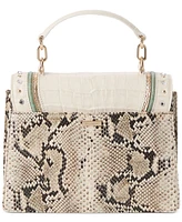 Brahmin Small Hallie Leather Satchel