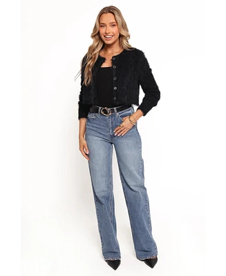 Petal and Pup Women's Tavan Crop Button Front Cardigan