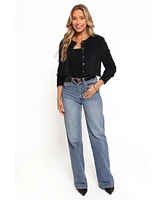 Petal and Pup Women's Tavan Crop Button Front Cardigan