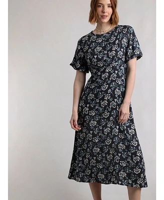Weird Fish Women's Everly Printed Dress