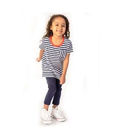 Mightly Toddler Girls 3pk Fair Trade Organic Cotton ExtendedLength Tees