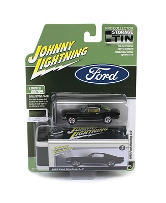 1/64 1965 Ford Mustang Fastback Johnny Lightning Collector Tin