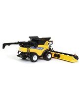 Ertl 1/64 Prestige New Holland CR9.90 Combine With Folding Cornhead & Draper Header, One Time Production 45th Anniversary