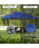 Gymax 10'x20' Pop up Canopy Tent Folding Heavy Duty Sun Shelter Adjustable W/Bag