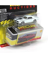 1/64 1970 Mercury Cougar Eliminator White Mecum Johnny Lightning Storage Tin