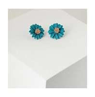 Sohi Women's Sunflower Stud Earrings