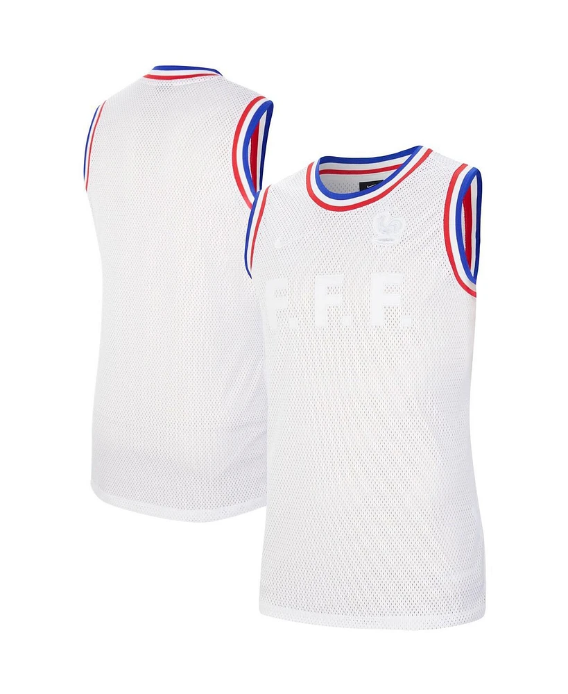 Nike Men's White France National Team Basketball Jersey