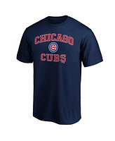 Fanatics Men's Navy Chicago Cubs Heart Soul T-Shirt