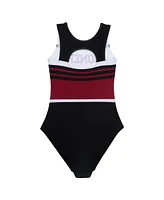 Gk Elite Big Boys and Girls White Oklahoma Sooners Spirit Leotard