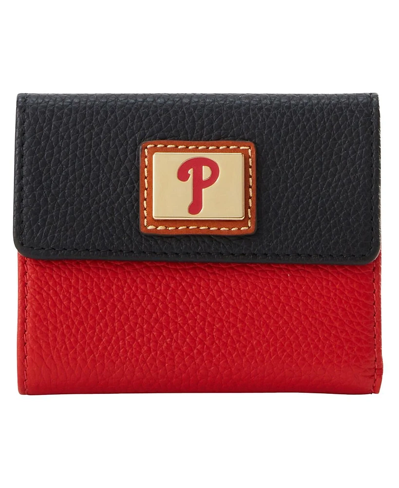 Dooney & Bourke Philadelphia Phillies Flap Credit Card Wallet