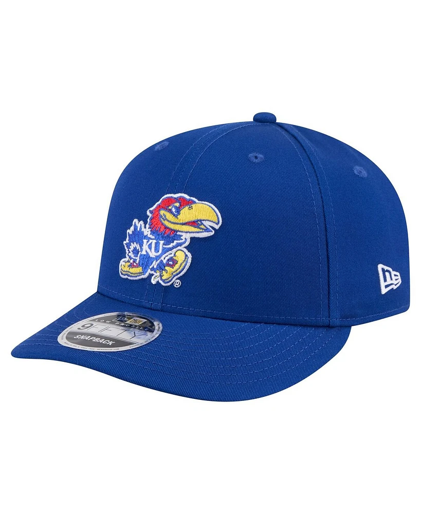 New Era Men's Royal Kansas Jayhawks Low Profile 9FIFTY Snapback Hat