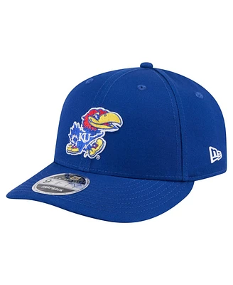 New Era Men's Royal Kansas Jayhawks Low Profile 9FIFTY Snapback Hat