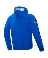 Pro Standard Men's Royal Golden State Warriors Split Logo Pullover Hoodie