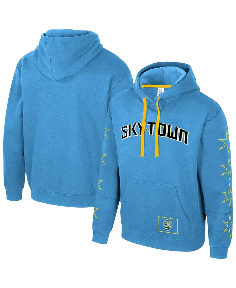 Stadium Essentials Men's and Women's Light Blue Chicago Sky City Star Rebel Edition Pullover Hoodie