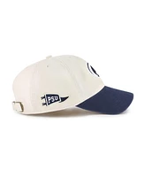 '47 Brand Men's Cream Penn State Nittany Lions Grand Stand Clean Up Adjustable Hat