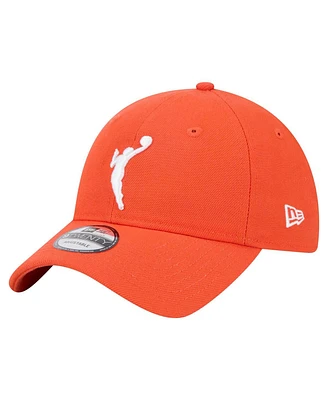 New Era Men's Orange Wnba Logo 9TWENTY Adjustable Hat