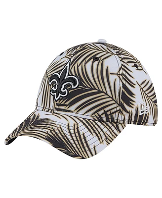 New Era Men's Gray Orleans Saints Palms 39THIRTY Flex Hat