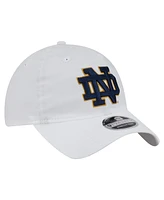 New Era Men's White Notre Dame Fighting Irish Active Ripstop 9TWENTY Adjustable Hat