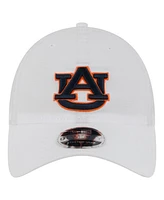 New Era Men's White Auburn Tigers Active Ripstop 9TWENTY Adjustable Hat