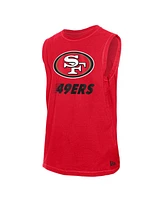 New Era Men's Scarlet San Francisco 49ers Leisure Collection Tank Top