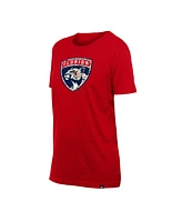 New Era Women's Red Florida Panthers Glam Game Floral T-Shirt