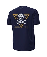 Under Armour Men's Navy Midshipmen Distressed Jolly Rogers T-Shirt