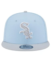 New Era Man's Light Blue/Gray Chicago White Sox 2-Tone Color Pack 9FIFTY Snapback Hat