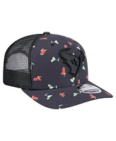 New Era Men's Navy/Black Houston Texans Adventure Drinks Pattern 9SEVENTY Stretch-Snap Hat