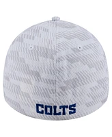 New Era Men's White Indianapolis Colts Gameday Graded 39THIRTY Flex Hat