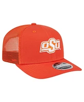 New Era Men's Orange Oklahoma State Cowboys Primary 9SEVENTY Trucker Stretch-Snap Hat