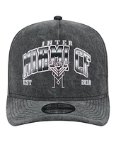 New Era Men's Black Inter Miami Cf Washed 9FIFTY A-Frame Adjustable Hat