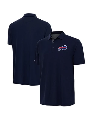 Antigua Men's Navy/Gray Buffalo Bills Era Polo Shirt