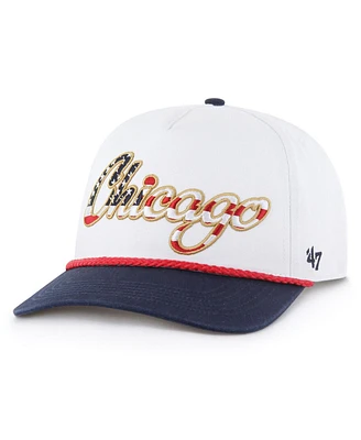 '47 Brand Men's White Chicago Bears Patriotic Overhand Hitch Adjustable Hat