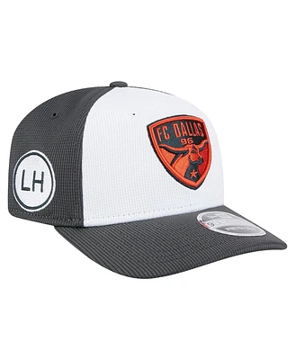 New Era Men's White/Gray Fc Dallas 2025 Jersey Hook 9SEVENTY Stretch-Snap Hat