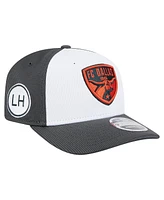 New Era Men's White/Gray Fc Dallas 2025 Jersey Hook 9SEVENTY Stretch-Snap Hat