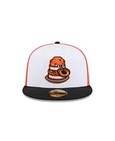 New Era Men's White Peoria Chiefs Theme Nights 59FIFTY Fitted Hat