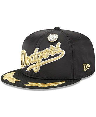 New Era Men's Black Los Angeles Dodgers 2025 59FIFTY Day Gold Leaf Fitted Hat