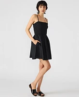 Steve Madden Women's Smocked Fit & Flare Lotty Dress